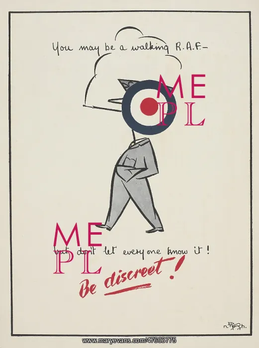 : WW2 Poster -- be discreet! : WW2 Poster -- be discreet!