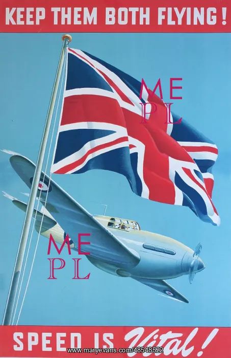  : WW2 poster, Keep them both flying!