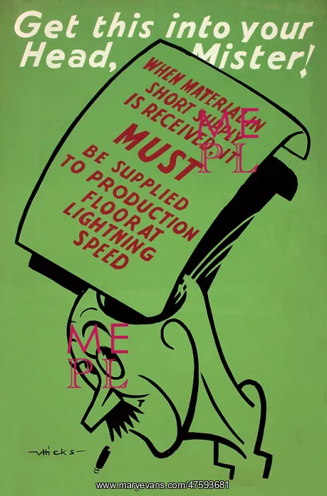 : WW2 poster, Get this into your head, Mister! : WW2 poster, Get this into your head, Mister!