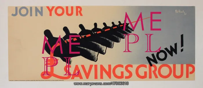 : WW2 poster, Join your savings group, now! : WW2 poster, Join your savings group, now!