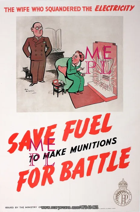 : WW2 poster, Save fuel to make munitions for battle : WW2 poster, Save fuel to make munitions for battle