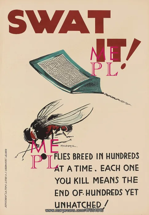 : WW2 Poster -- Swat It! : WW2 Poster -- Swat It!