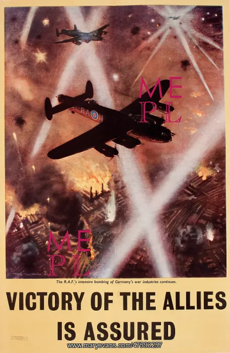 : WW2 poster, Victory of the Allies is Assured : WW2 poster, Victory of the Allies is Assured