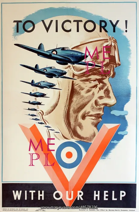 : WW2 poster, To Victory -- With Our Help! : WW2 poster, To Victory -- With Our Help!