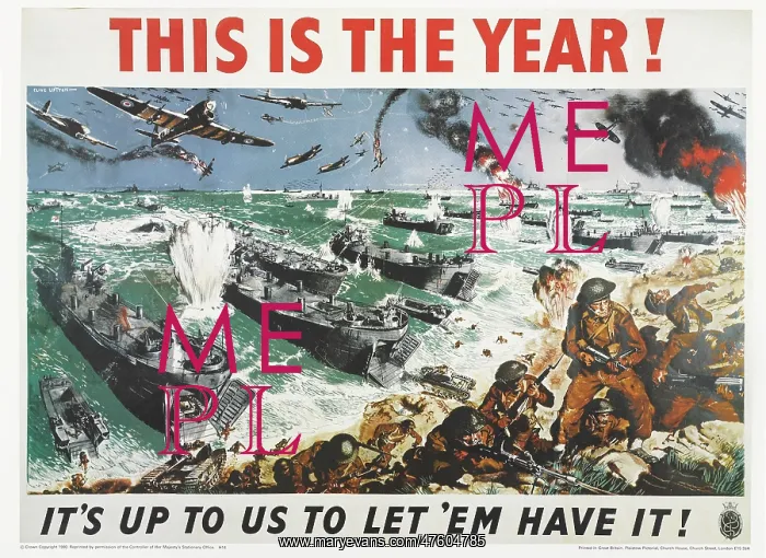 : WW2 Poster -- This Is The Year! : WW2 Poster -- This Is The Year!