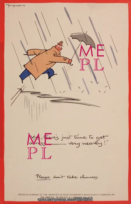 : WW2 poster, Yes, there's just time to get across : WW2 poster, Yes, there's just time to get across