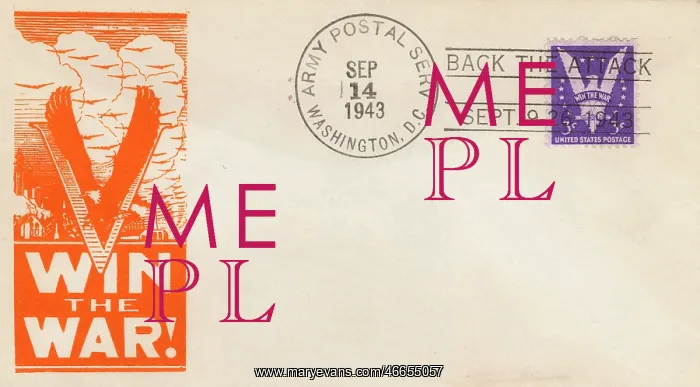 : WW2 - Propaganda first day cover - Win the War! : WW2 - Propaganda first day cover - Win the War!