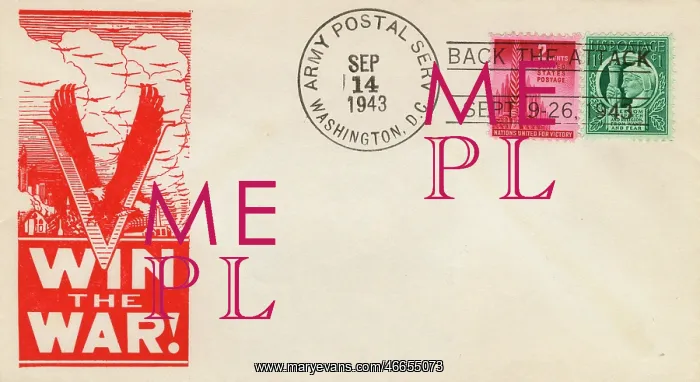: WW2 - Propaganda first day cover - Win the War! : WW2 - Propaganda first day cover - Win the War!