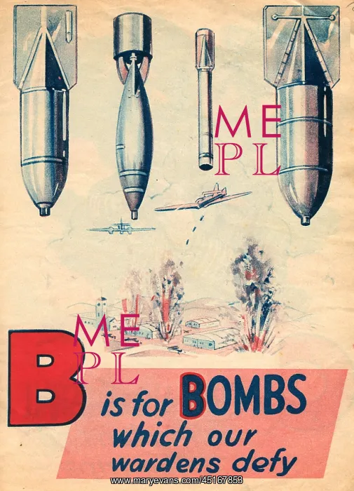 : WW2 R.A.F. ABC, B Is For Bombs : WW2 R.A.F. ABC, B Is For Bombs