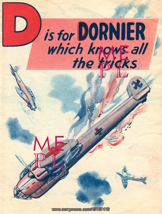  : WW2 R.A.F. ABC, D Is For Dornier