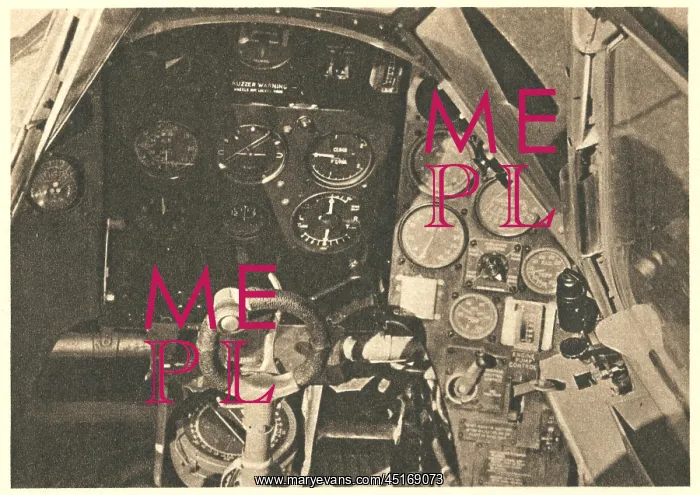 : WW2 - R.A.F. Fighter Plane Cockpit : WW2 - R.A.F. Fighter Plane Cockpit
