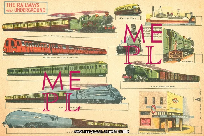 : WW2 Railway And Underground Cut-Outs : WW2 Railway And Underground Cut-Outs