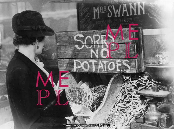 : WW2 - Shortage of Potatoes in Britain during the War : WW2 - Shortage of Potatoes in Britain during the War