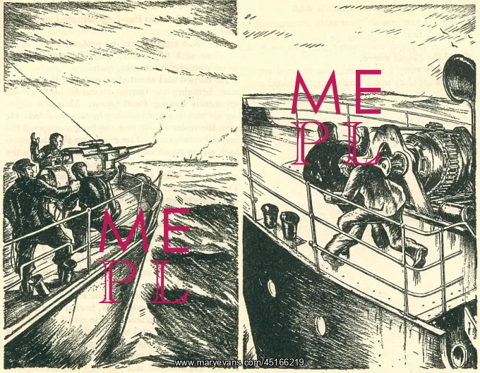  : WW2 Story Book Illustrations, Ships