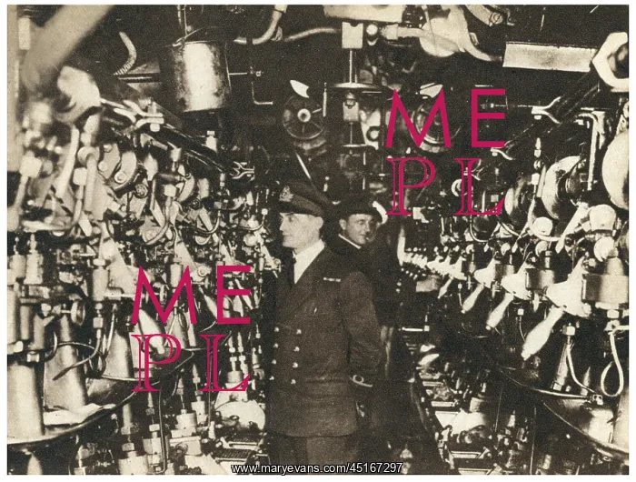 : WW2 Submarine Engine Room : WW2 Submarine Engine Room