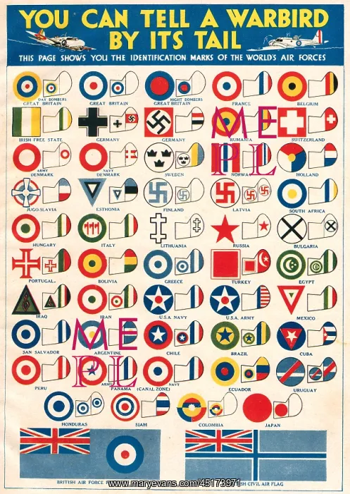 : WW2, You Can Tell A Warbird By It's Tail : WW2, You Can Tell A Warbird By It's Tail