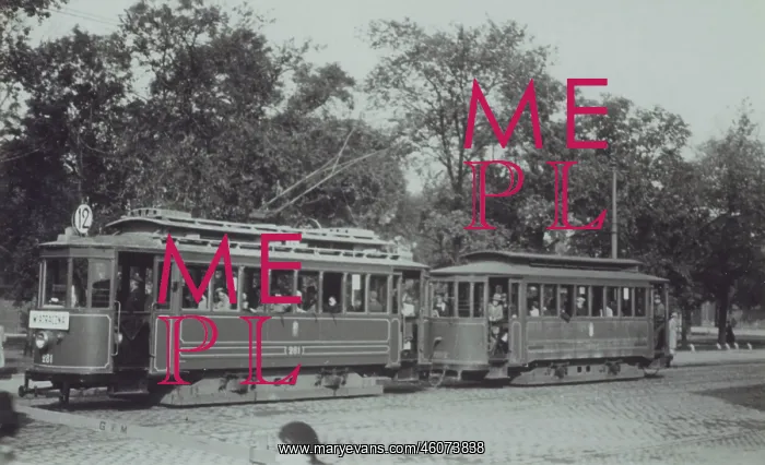 : WW2 - Tram - Warsaw, Poland : WW2 - Tram - Warsaw, Poland