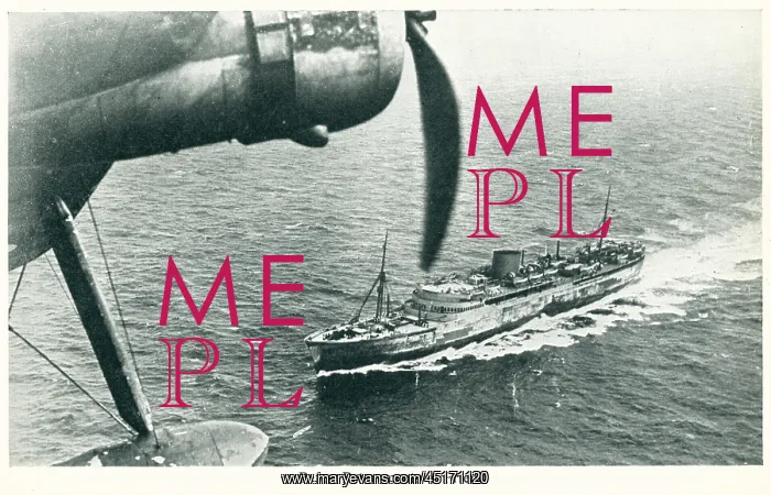 : WW2 - View Of A Merchant Ship : WW2 - View Of A Merchant Ship