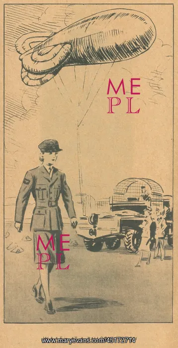 : WW2, W.A.A.F. At A Balloon Station : WW2, W.A.A.F. At A Balloon Station