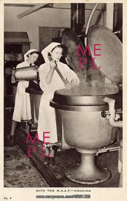 : WW2 - With the W.A.A.F. - cooking