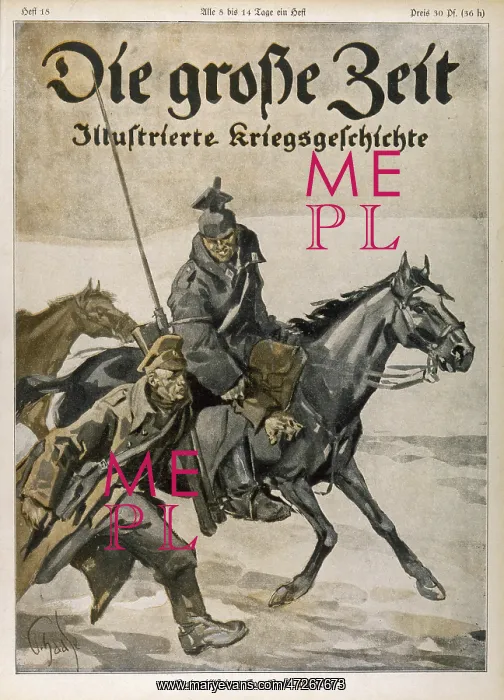  : WWI / 1915 / CAVALRYMAN / ZEIT