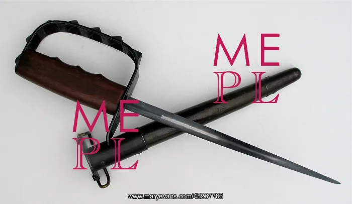 : WWI American trench fighting dagger : WWI American trench fighting dagger