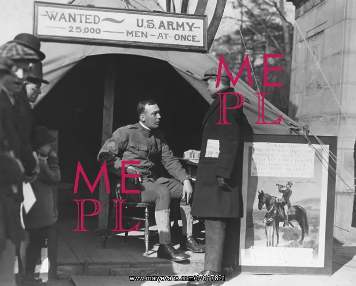 : WWI, Army Recruitment Tent : WWI, Army Recruitment Tent