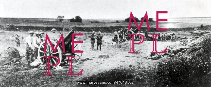 : WWI, Australian Field Artillery, Battle of Amiens, 1918 : WWI, Australian Field Artillery, Battle of Amiens, 1918