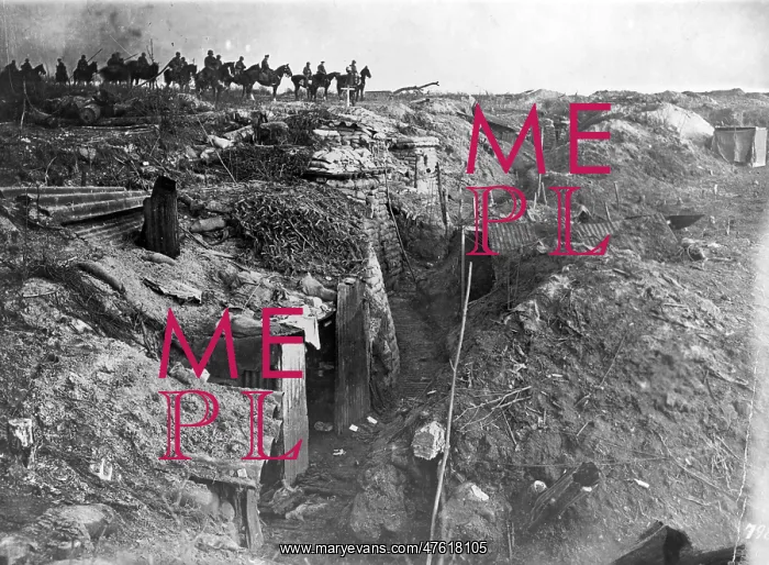 : WWI, Captured British Trench : WWI, Captured British Trench
