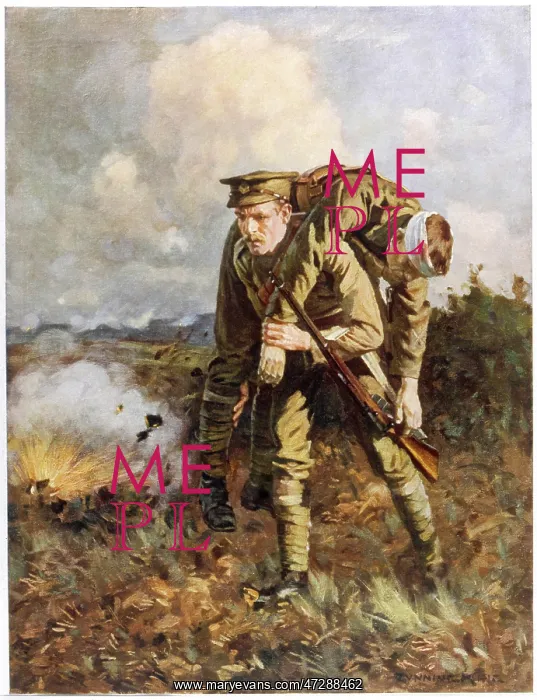 : WWI - Carrying Wounded : WWI - Carrying Wounded