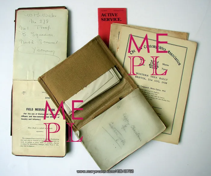 : WWI Field Message book : WWI Field Message book