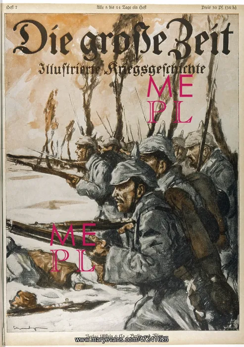 : WWI / GERMAN ADVANCE / ZEIT : WWI / GERMAN ADVANCE / ZEIT