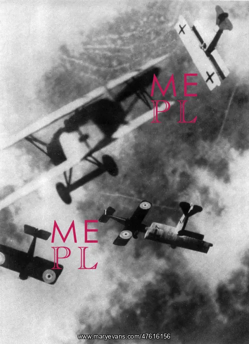 : WWI, German and British Dogfight : WWI, German and British Dogfight
