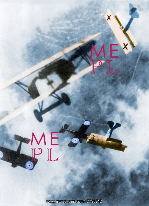 : WWI, German and British Dogfight : WWI, German and British Dogfight