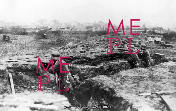 : WWI, German Trench : WWI, German Trench