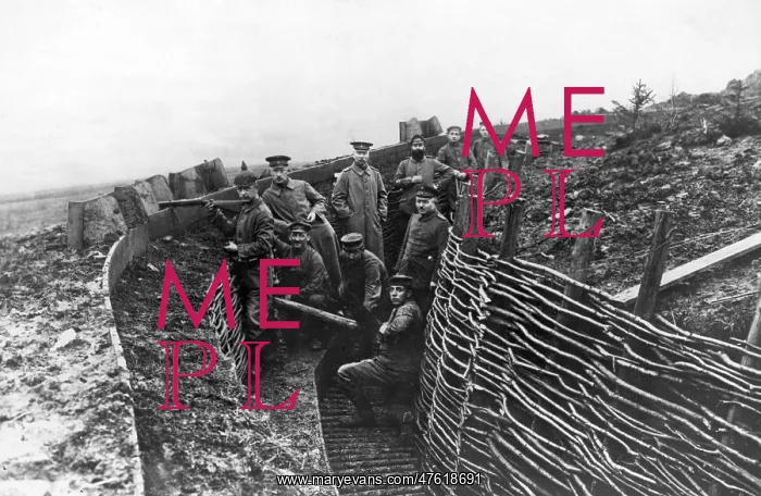 : WWI, German Trench : WWI, German Trench