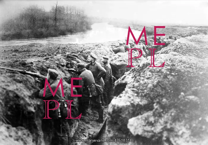: WWI, German Trench on the Aisne : WWI, German Trench on the Aisne