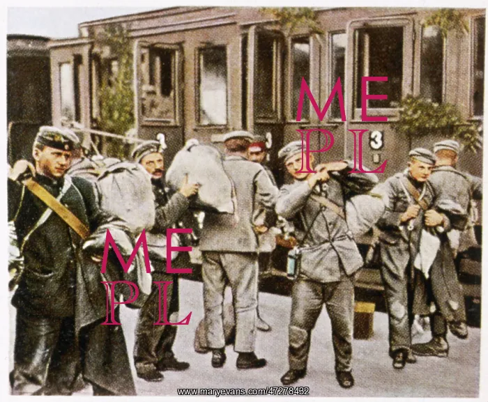 : WWI / GERMANS RETURN HOME : WWI / GERMANS RETURN HOME