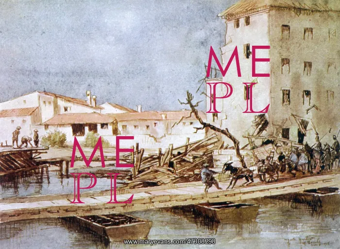 : Wwi - Italy - Sacile Bridge : Wwi - Italy - Sacile Bridge