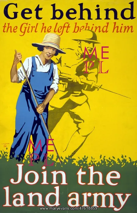 : 'WWI, 'Join the Land Army', 1918' : 'WWI, 'Join the Land Army', 1918'