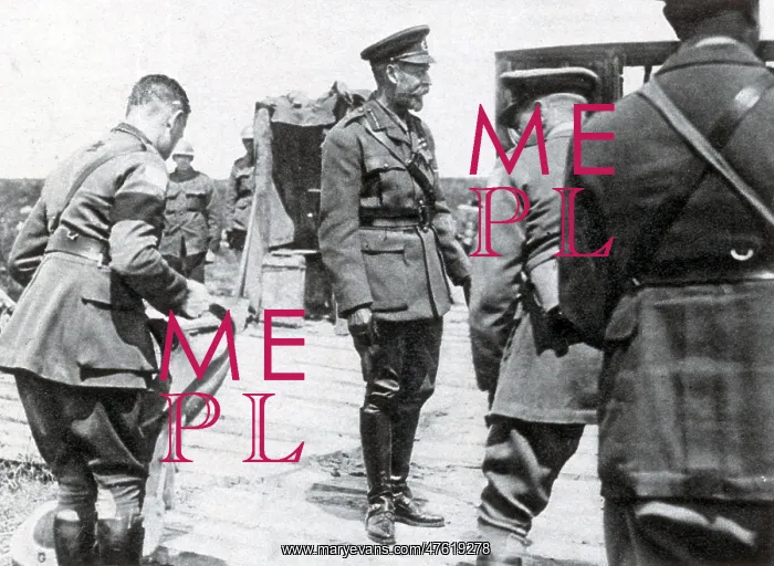 : WWI, King George on Vimy Ridge, 1917 : WWI, King George on Vimy Ridge, 1917