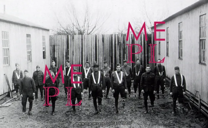 : WWI, Above Knee Amputation Class, 1919 : WWI, Above Knee Amputation Class, 1919