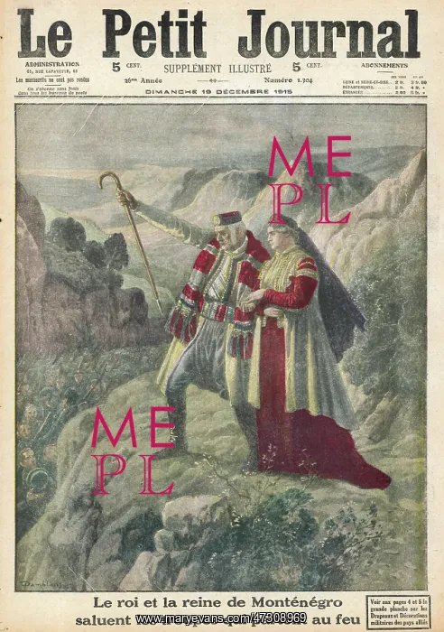 : WWI / MONTENEGRO KING : WWI / MONTENEGRO KING