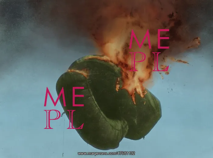 : WWI, Parachute on Fire : WWI, Parachute on Fire