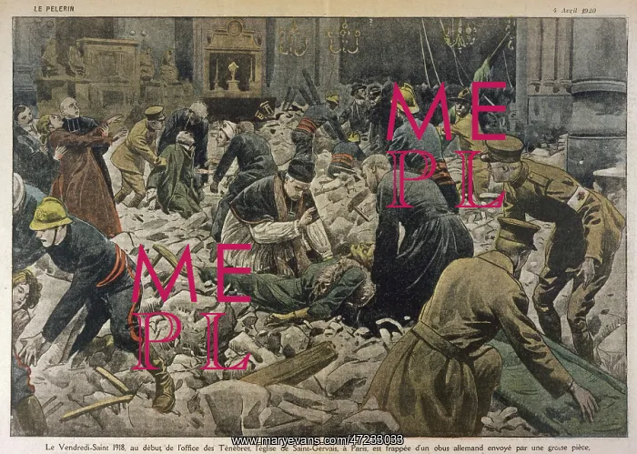 : WWI / PARIS BOMBING : WWI / PARIS BOMBING