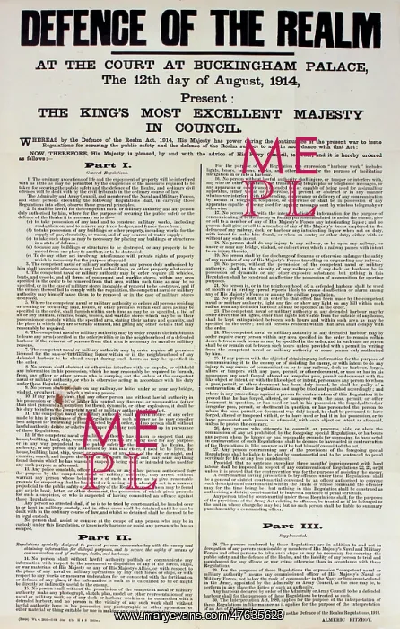 : WWI Poster, Defence of the Realm : WWI Poster, Defence of the Realm