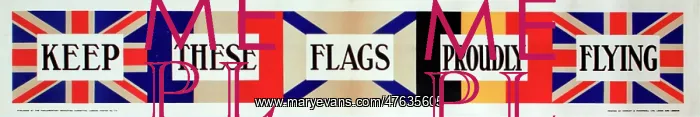 : WWI Poster, Keep these flags proudly flying : WWI Poster, Keep these flags proudly flying