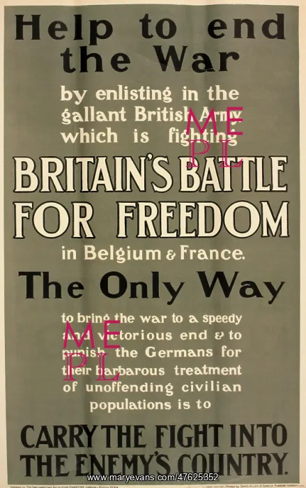 : WWI Poster, Help to end the War : WWI Poster, Help to end the War