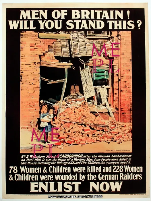: WWI Poster, Men of Britain! Will you stand this? : WWI Poster, Men of Britain! Will you stand this?
