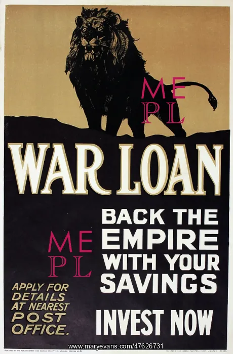 : WWI Poster, War Loan : WWI Poster, War Loan